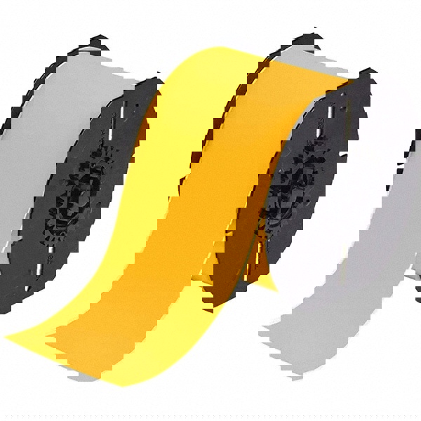 Label Maker Label: Yellow, Polyester, 100